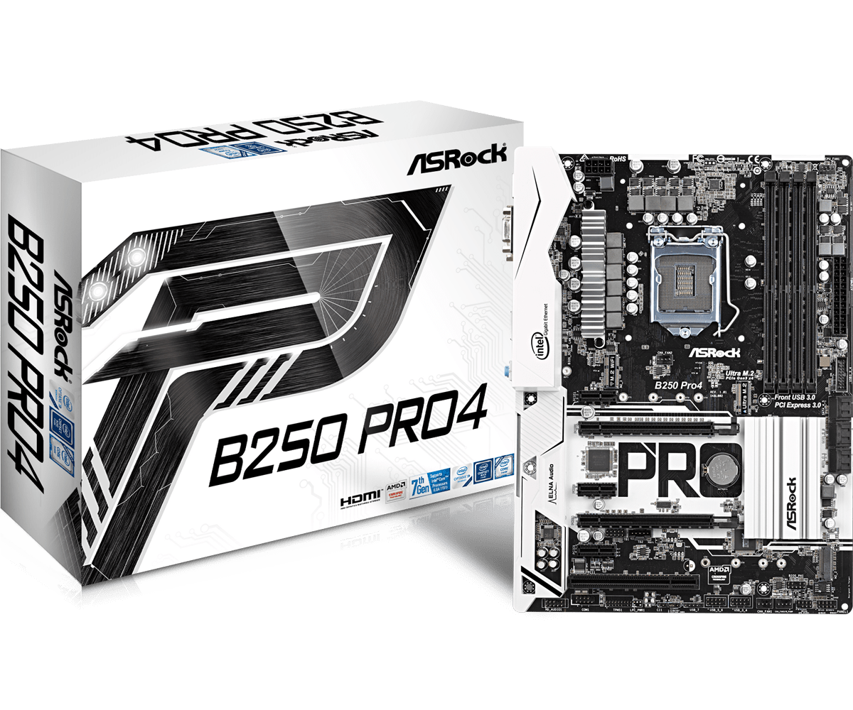 Asrock b250 pro4 разгон процессора